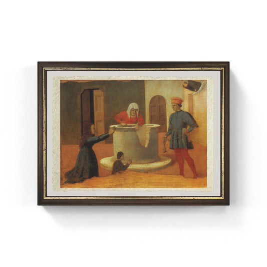 Miracolo di sant'Elisabetta di Turingia di Piero della Francesca su pregiata carta Amalfi