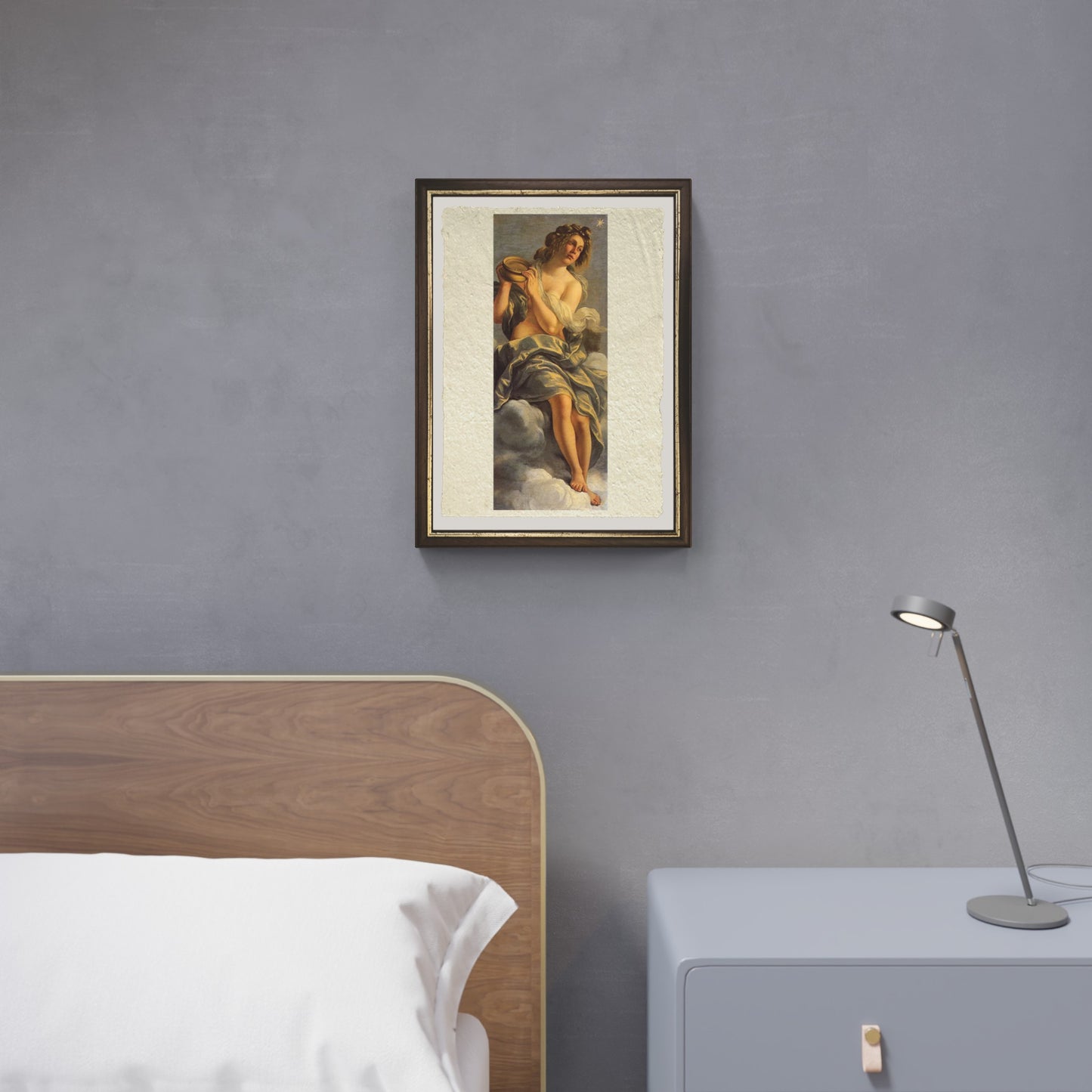 Allegoria dell'inclinazione di Artemisia Gentileschi su pregiata carta Amalfi