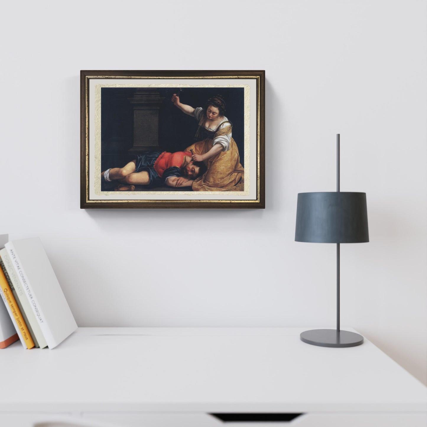 Giaele e Sisara di Artemisia Gentileschi su pregiata carta Amalfi