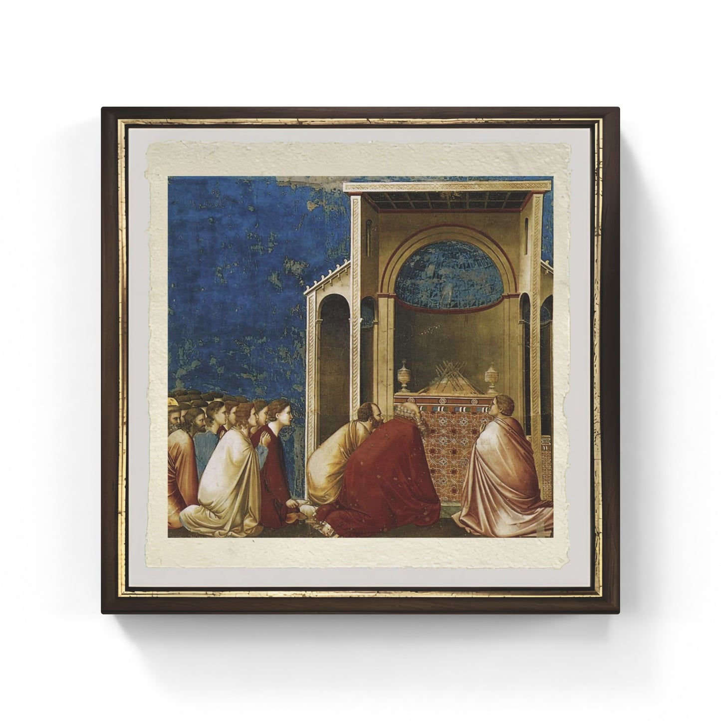 Preghiera per la fioritura di Giotto su pregiata carta Amalfi