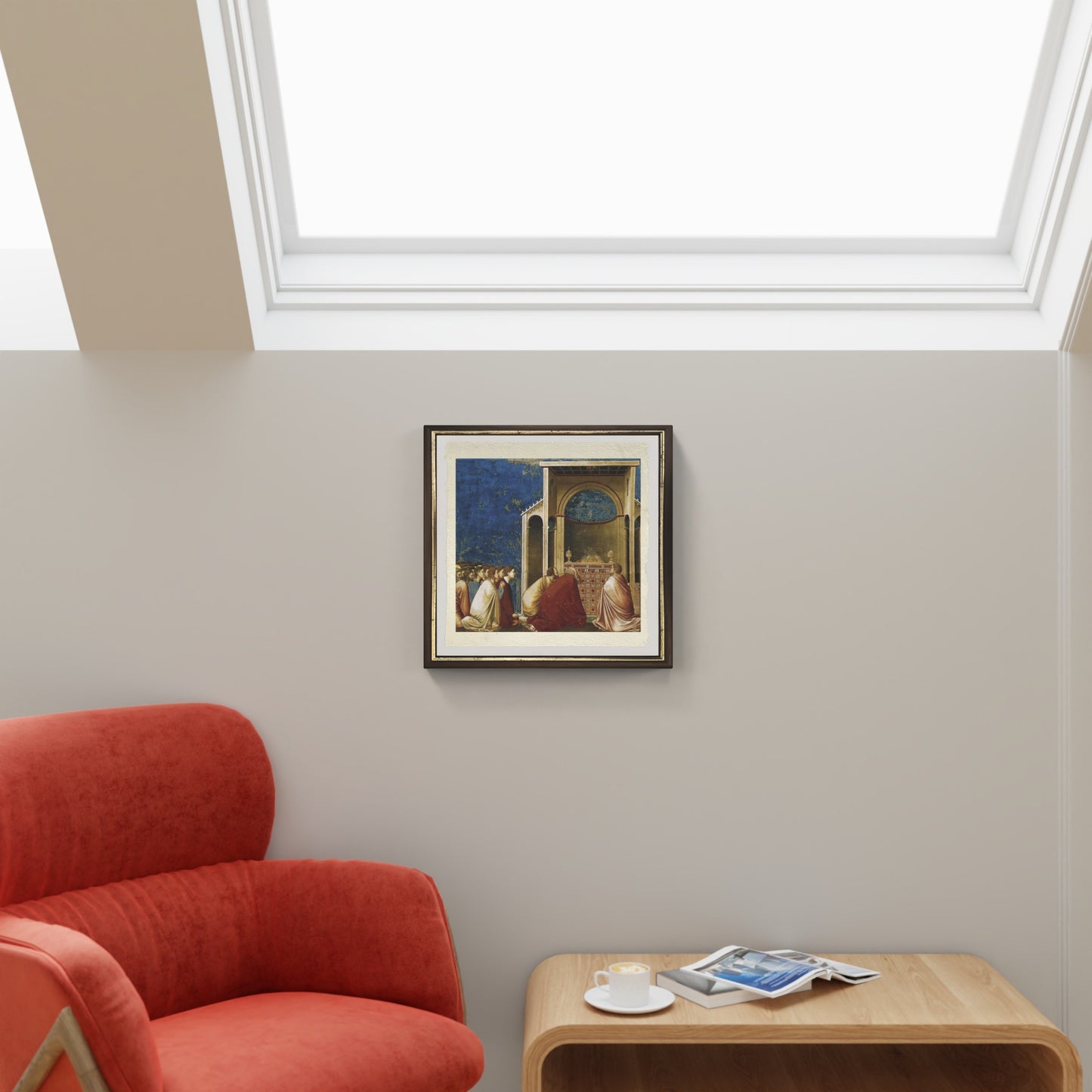 Preghiera per la fioritura di Giotto su pregiata carta Amalfi