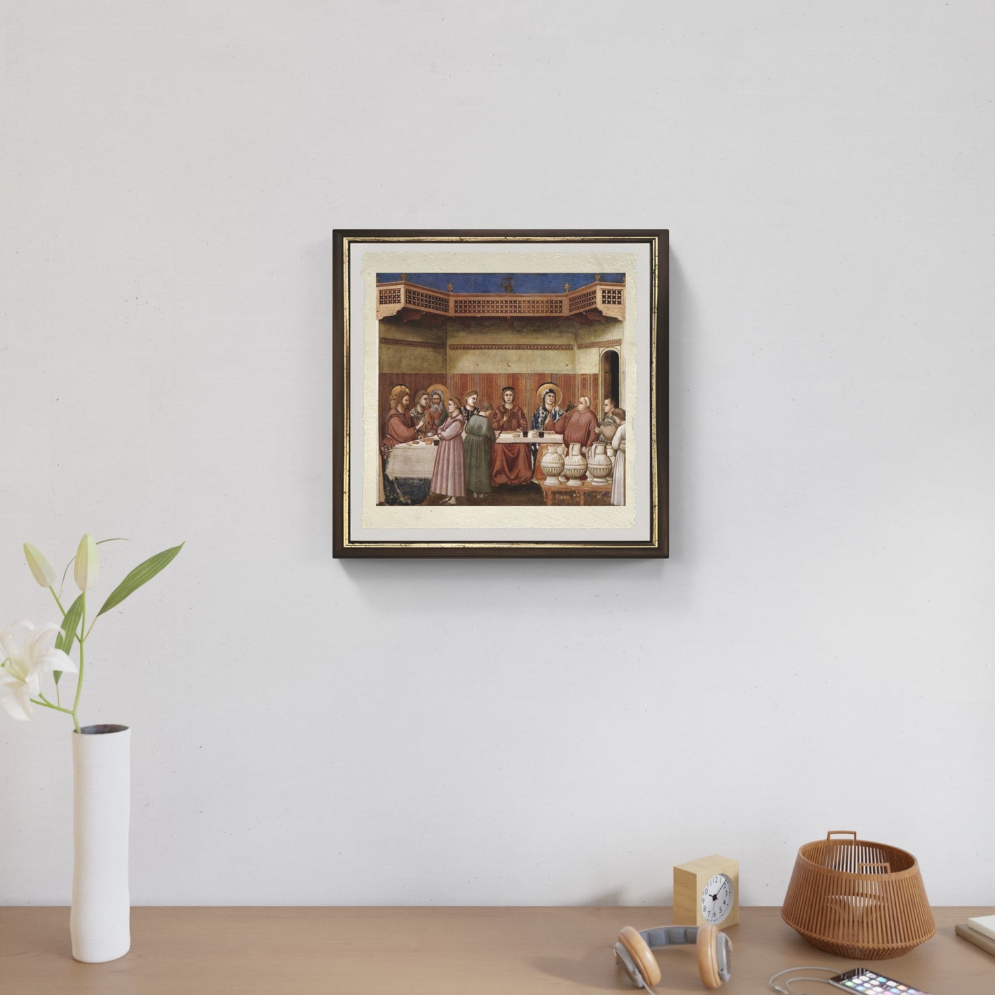 The Wedding at Cana by Giotto on Amalfi paper