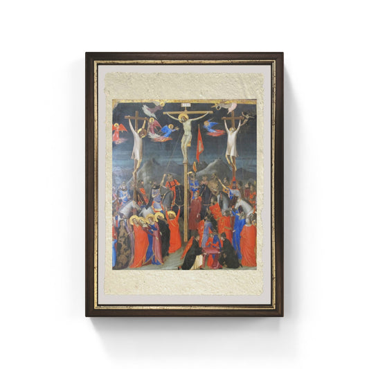 The Crucifixion by Giotto on fine Amalfi paper