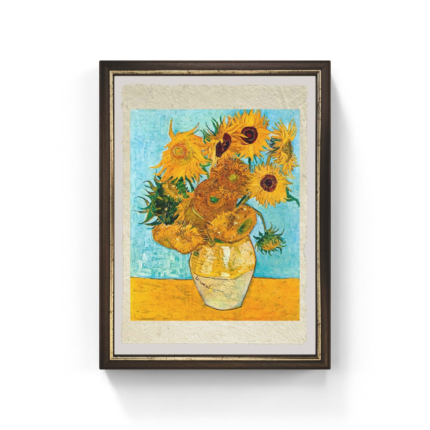 Sunflowers, Van Gogh, 1888. Reproduction