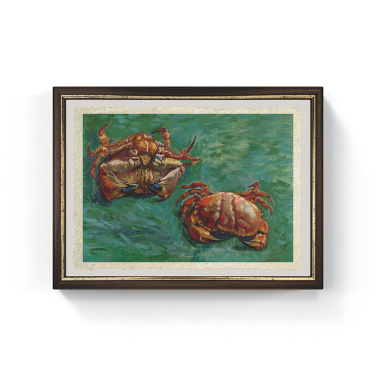 Still life with two sunflowers, Van Gogh. Reproduction