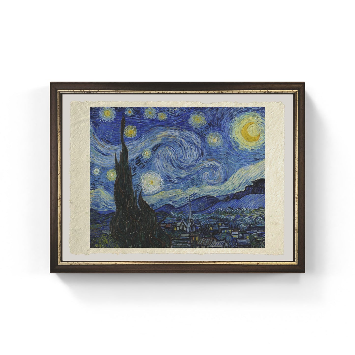 Still life with two sunflowers, Van Gogh. Reproduction