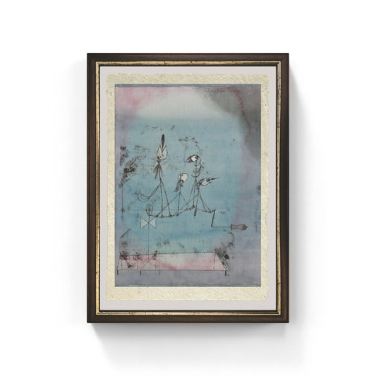 La macchina cinguettante di Paul Klee su pregiata carta Amalfi