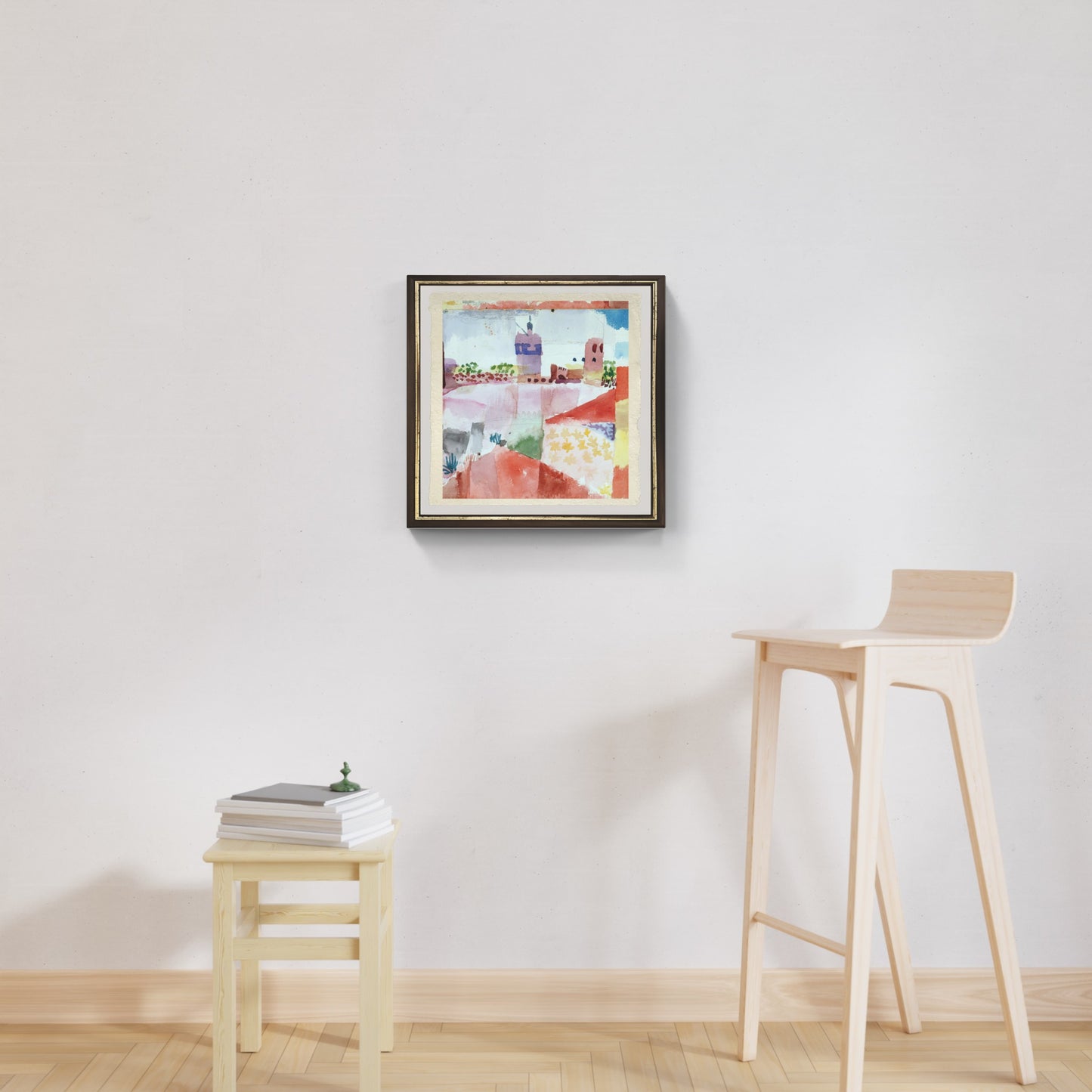 Hammameth con la moschea di Paul Klee su pregiata carta Amalfi