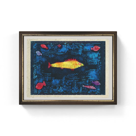 Il Pesce Rosso di Paul Klee su pregiata carta Amalfi