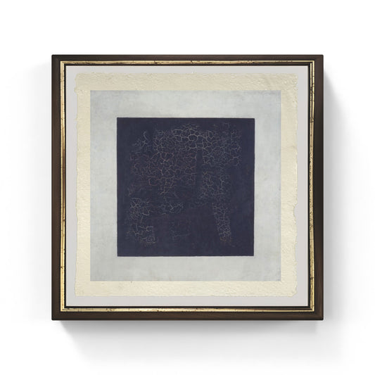 Quadrato nero di Kazmir Malevich su pregiata carta Amalfi