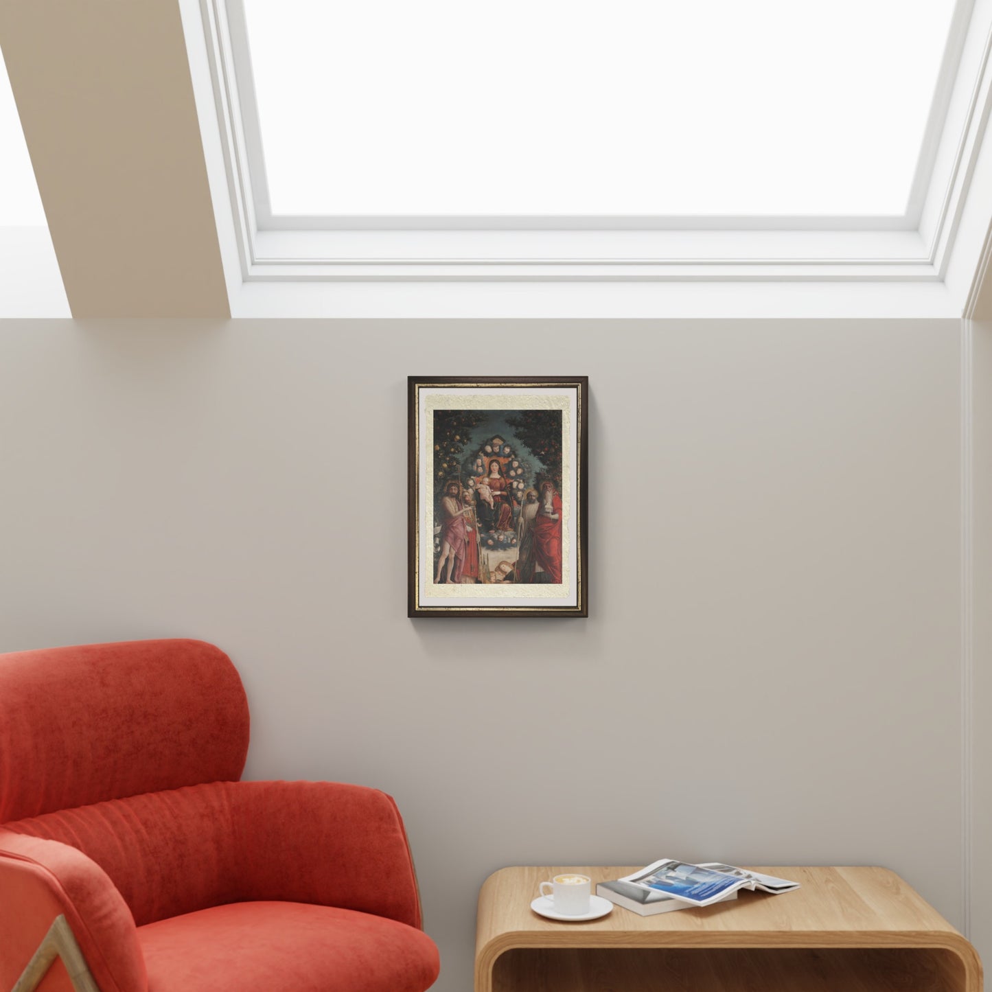 Pala Trivulzio di Andrea Mantegna su pregiata carta Amalfi