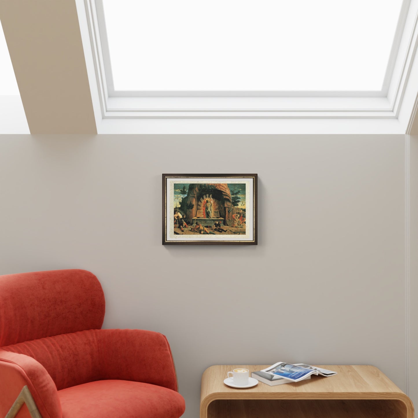 Resurrezione di Andrea Mantegna su pregiata carta Amalfi