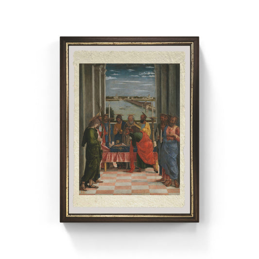Morte della Vergine di Andrea Mantegna su pregiata carta Amalfi