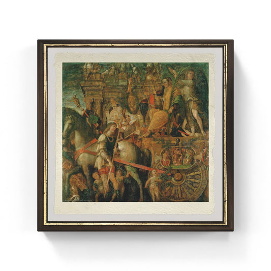 Trionfi di Cesare di Andrea Mantegna su pregiata carta Amalfi