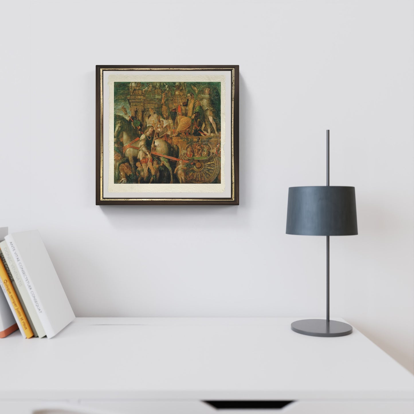 Trionfi di Cesare di Andrea Mantegna su pregiata carta Amalfi