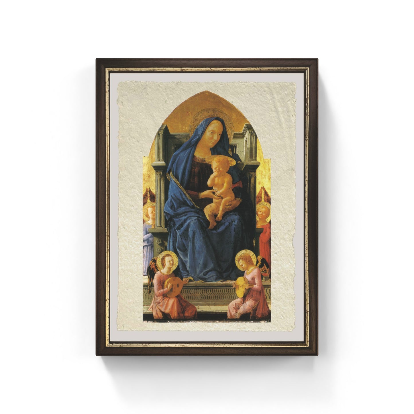 La Maternità di Masaccio su pregiata carta Amalfi