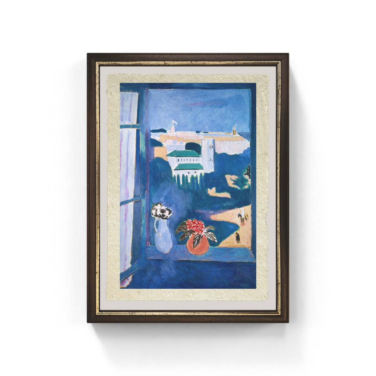 Finestra a Tangeri di Henri Matisse su pregiata carta Amalfi