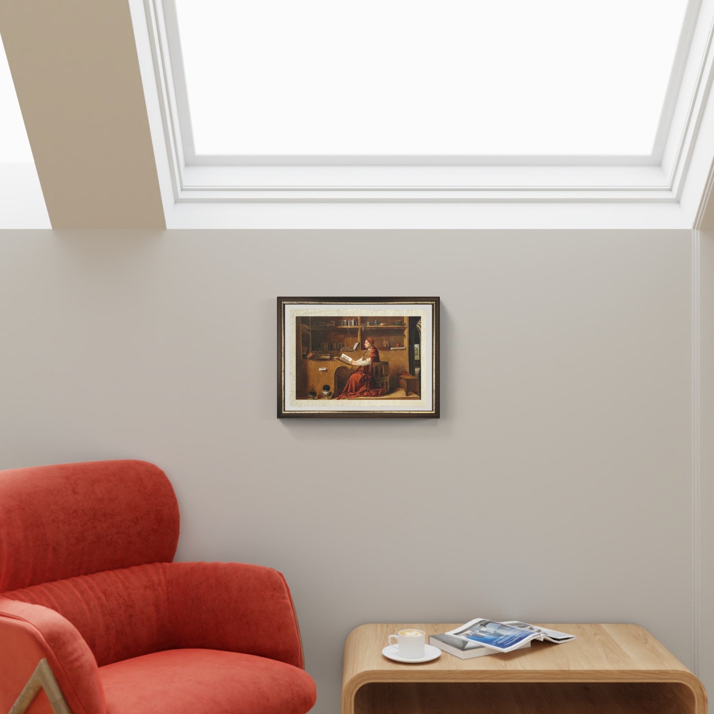 San Girolamo di Antonello da Messina su pregiata carta Amalfi