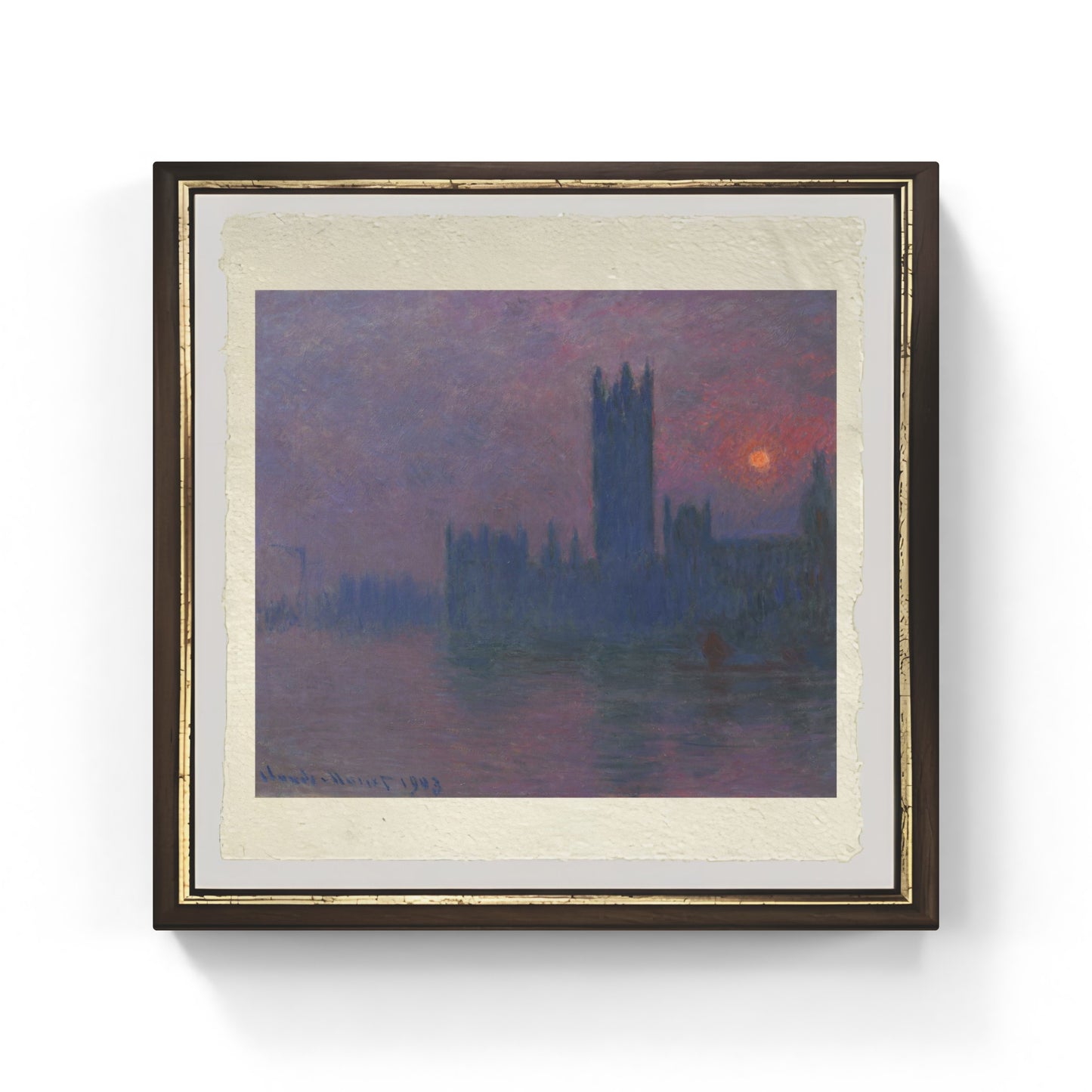 Houses of Parliament by Claude Monet on refined Amalfi paper