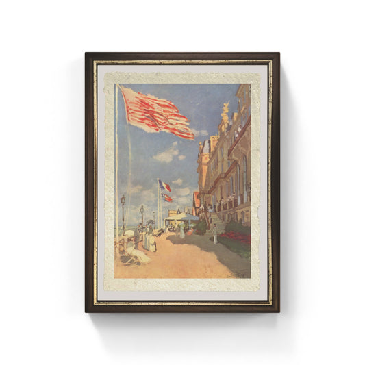 Hotel des Roches Noires, Trouville, by Claude Monet on refined Amalfi paper