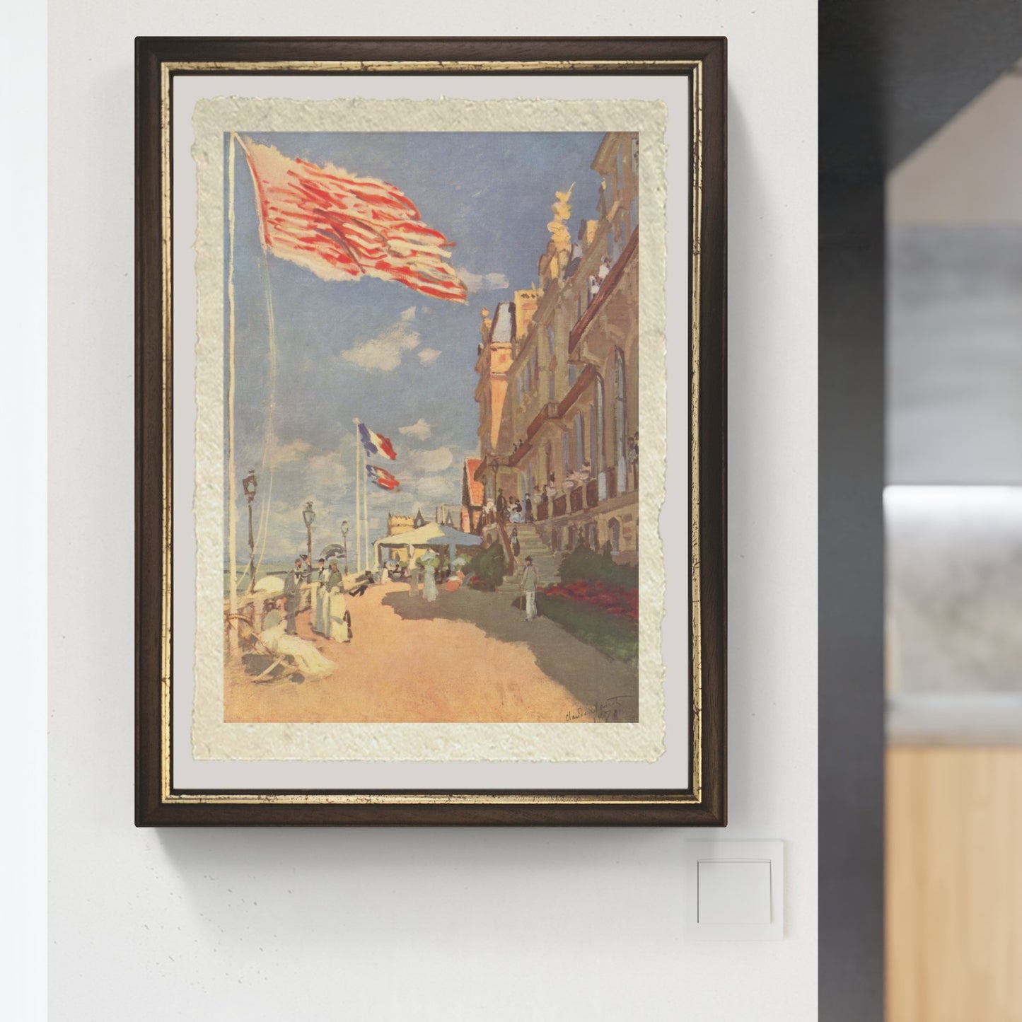 Hotel des Roches Noires, Trouville, by Claude Monet on refined Amalfi paper