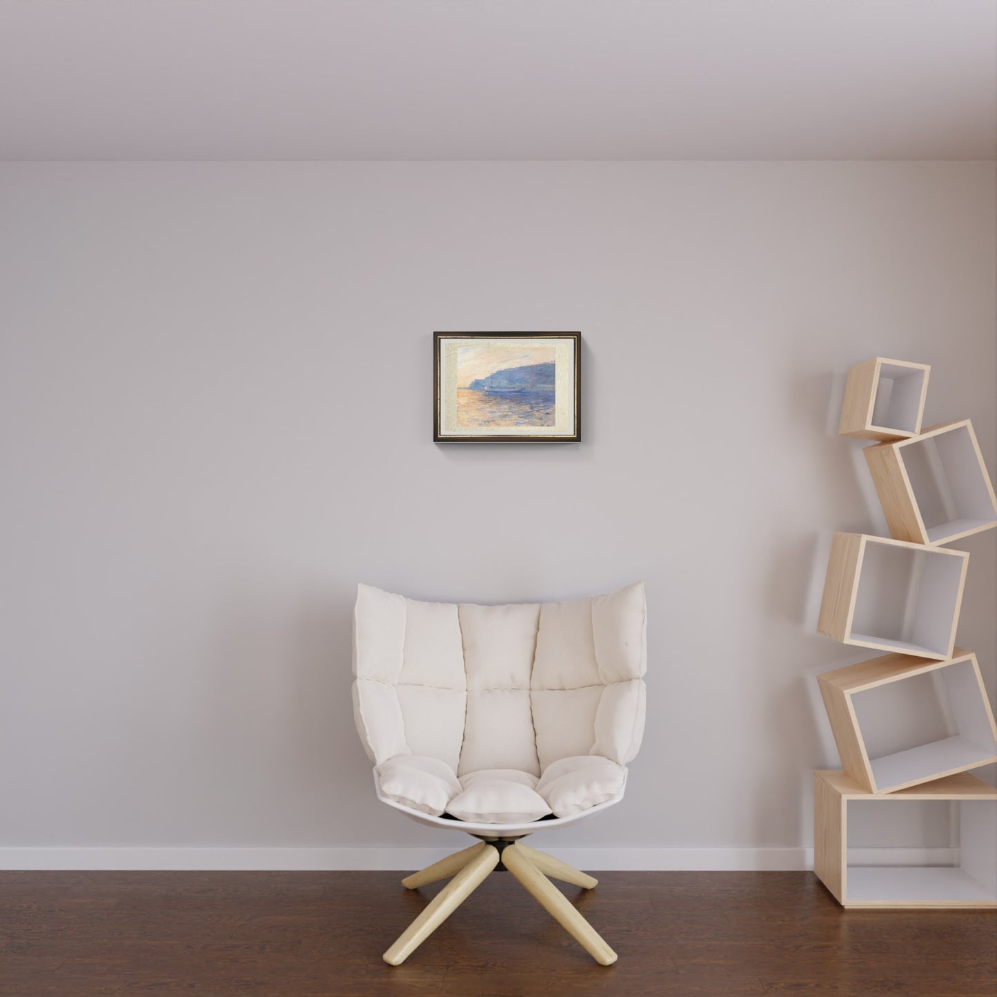 La baia di Monaco di Claude Monet su pregiata carta Amalfi