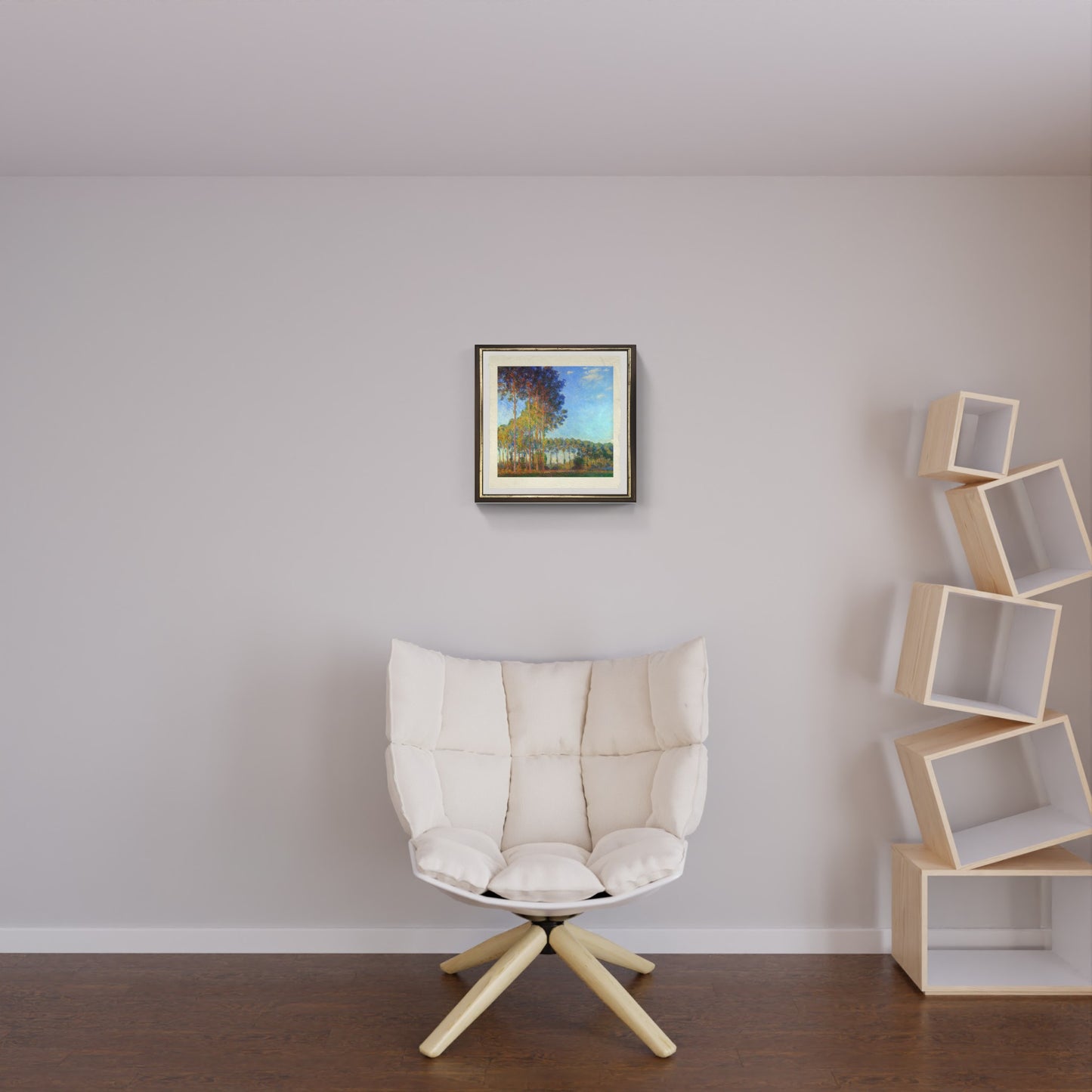 Pioppi di Claude Monet su pregiata carta Amalfi