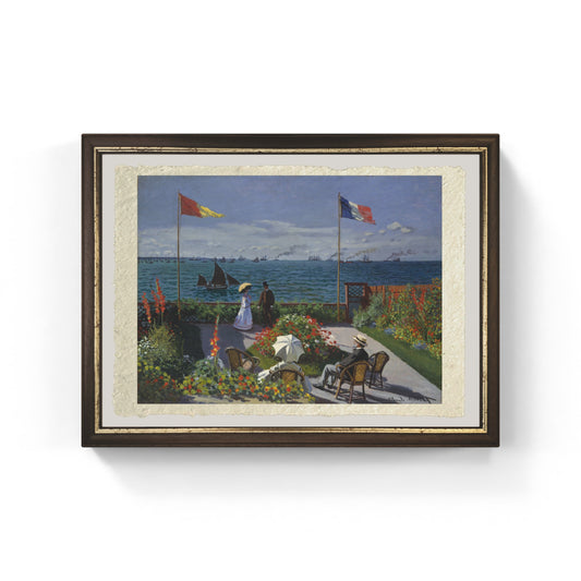 The Terrace at Sainte-Adresse painting by Claude Monet