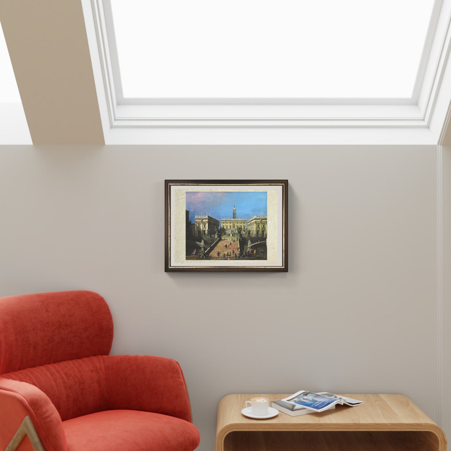 La Piazza del Campidoglio e la Cordonata - Giovanni Antonio Canaletto