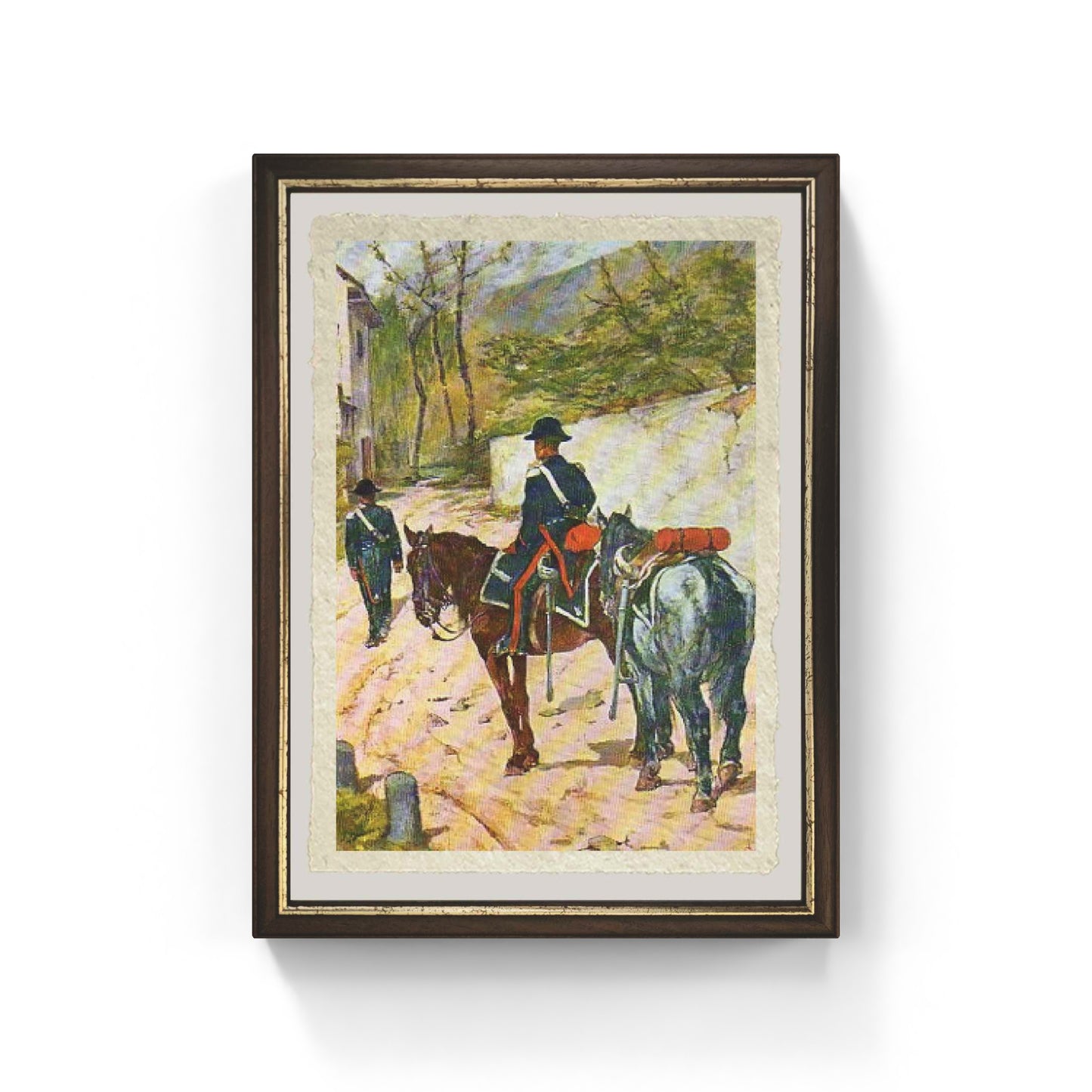 Carabinieri a cavallo in ricognizione di Giovanni Fattori