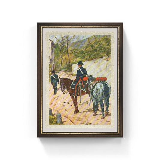 Carabinieri a cavallo in ricognizione di Giovanni Fattori