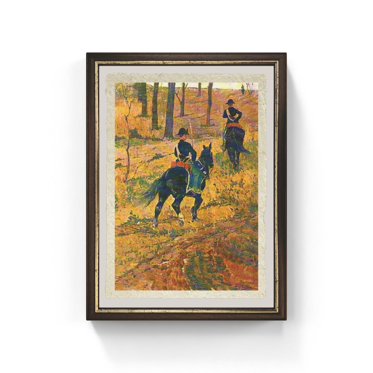 Carabinieri on Patrol (1880) by Giovanni Fattori