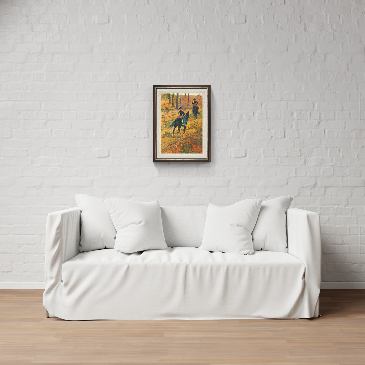 Carabinieri on Patrol (1880) by Giovanni Fattori