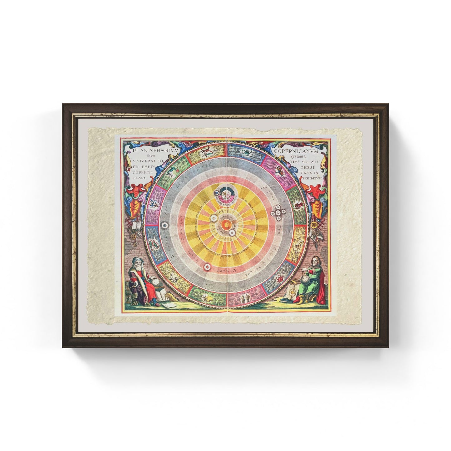 Mappa del Sistema Copernicano - Andreas Cellarius