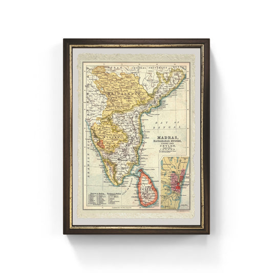 Map of Madras - 1902
