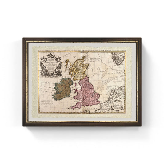 Map of the British Isles - Guillaume Delisle
