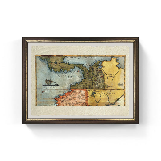 Map of Central America - 16th Century
