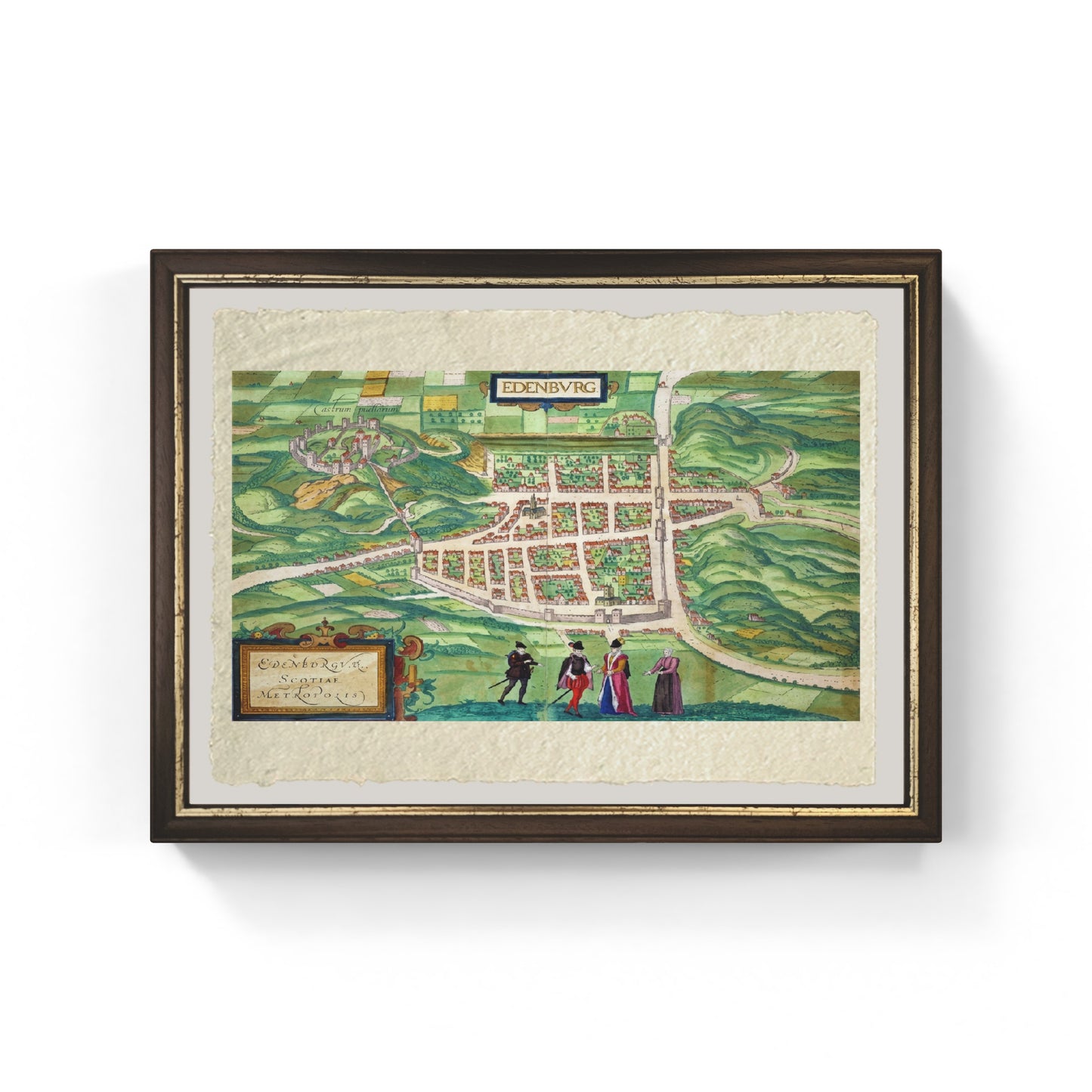 Map of Edinburgh - Joris Hoefnagel