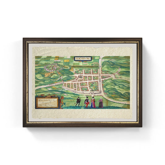 Map of Edinburgh - Joris Hoefnagel