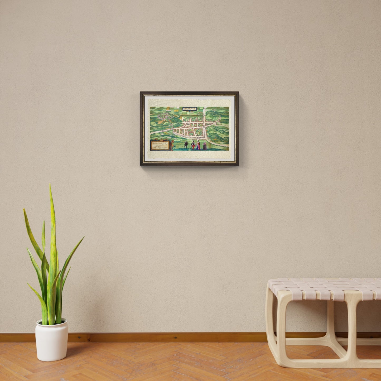 Map of Edinburgh - Joris Hoefnagel