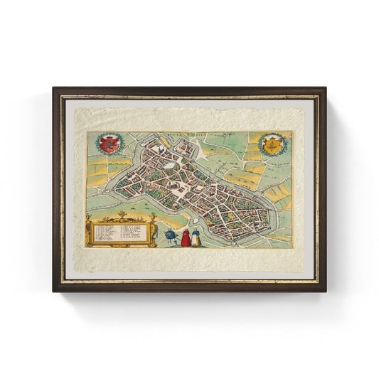 Map of the City of Lille - Georg Braun and Hogenberg Franz