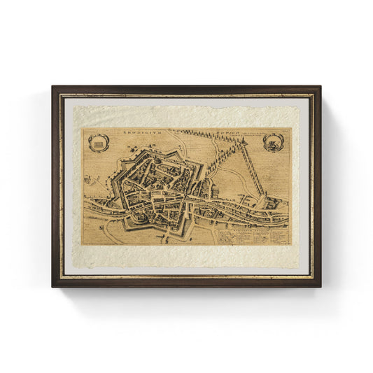 Map of Rovigo, 1704 by Pierre Mortier