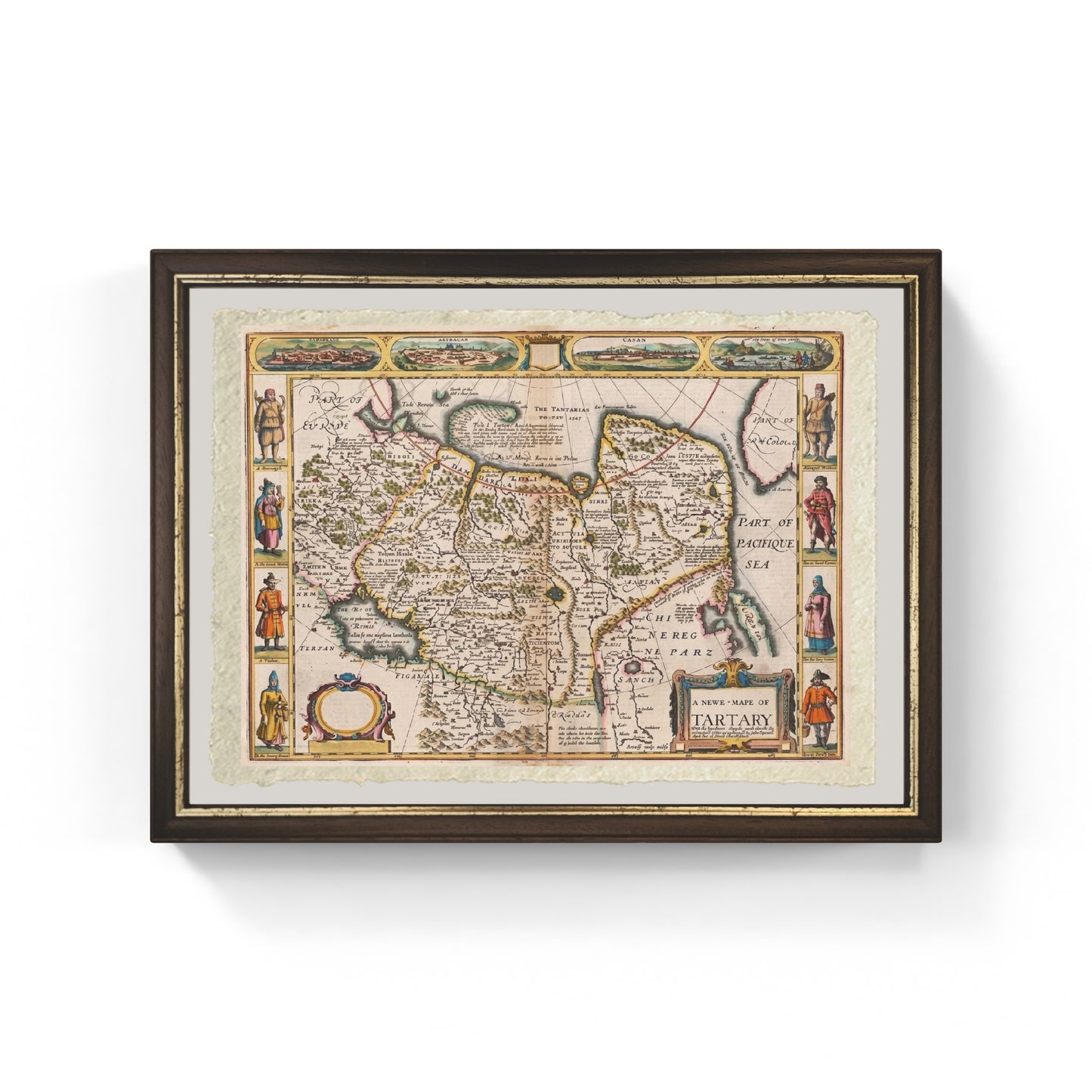 1626 John Speed Map of Tartary