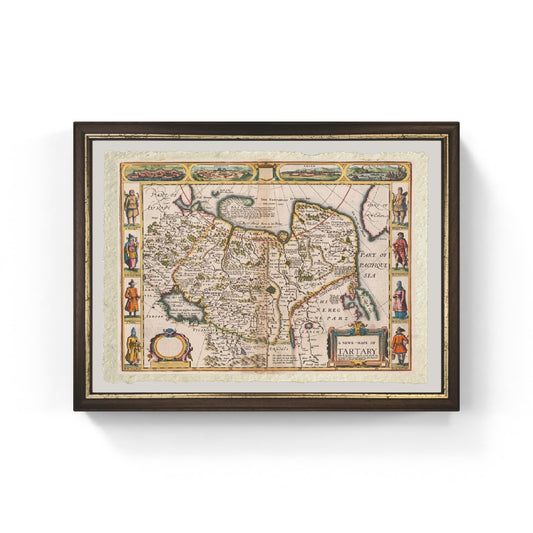 1626 John Speed Map of Tartary