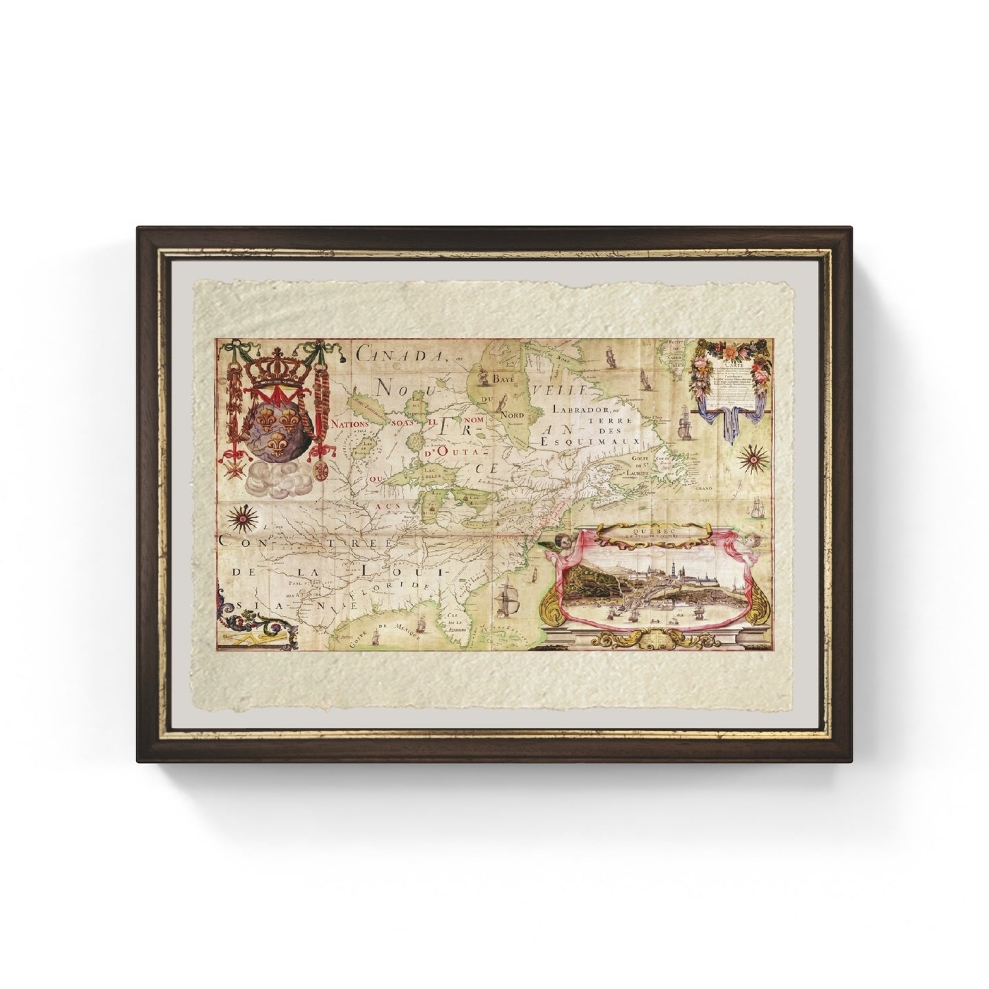 Map of Canada - Jean Baptiste Louis Franquelin