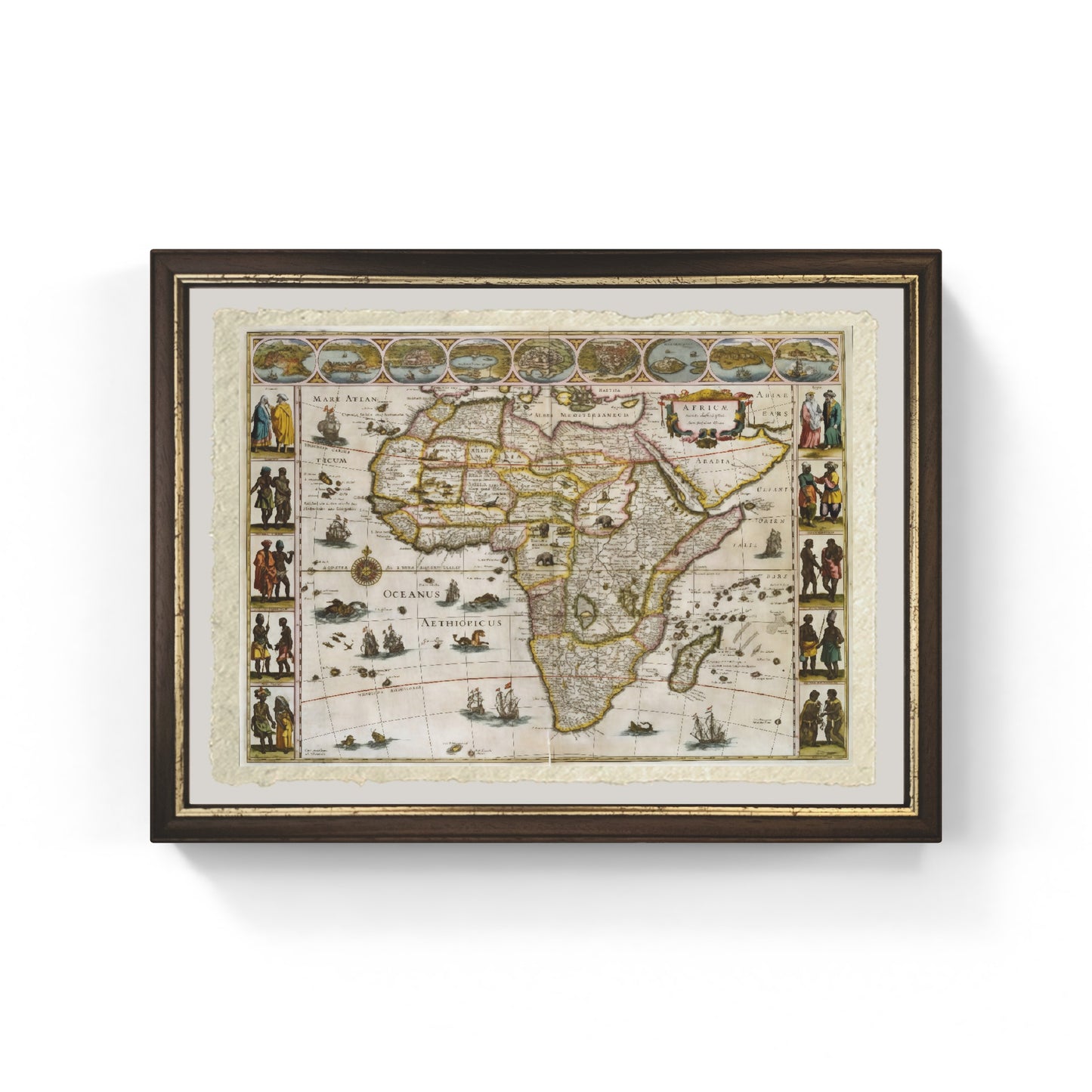 Map of Africa by Willem Janszoon Blaeu