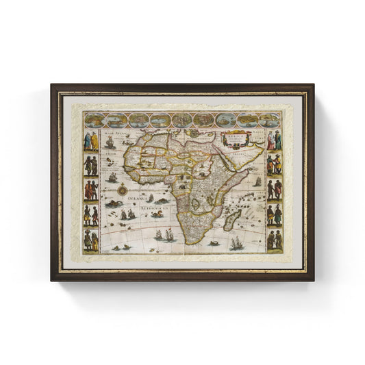 Map of Africa by Willem Janszoon Blaeu