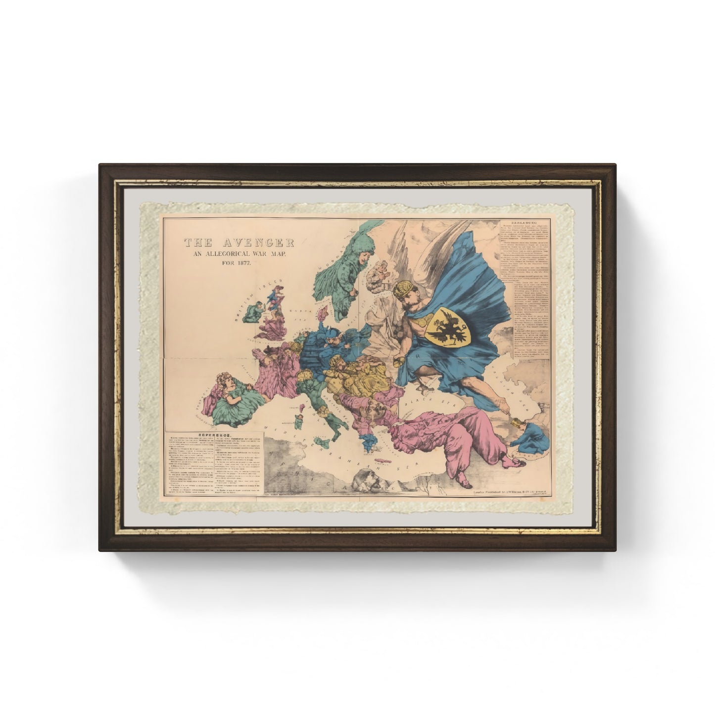 The Avenger: An Allegorical Map of War for 1877