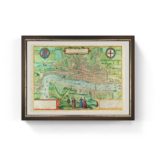 Mappa di Londra, 1572 - Joris Hoefnagel