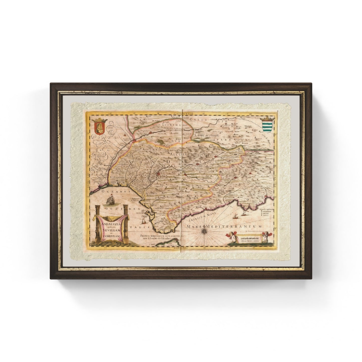 Map of Andalusia - Frederick de Wit